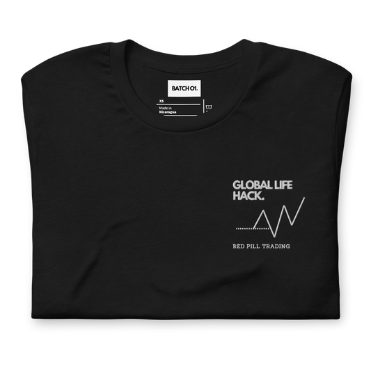 Official Global Life Hack Embroidered T-Shirt (Limited Edition BATCH 01)